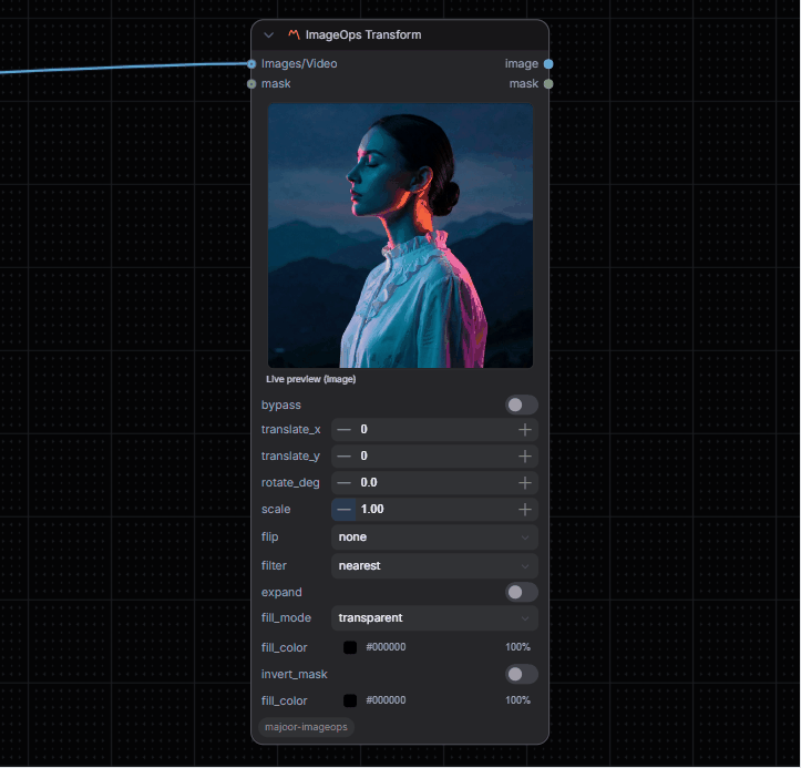 ImageOps Transform preview