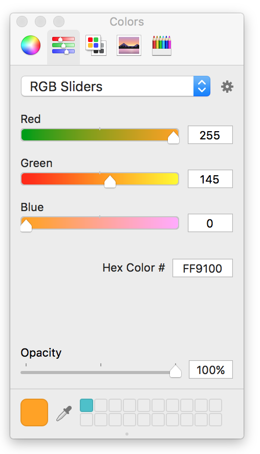 Xcode RGB