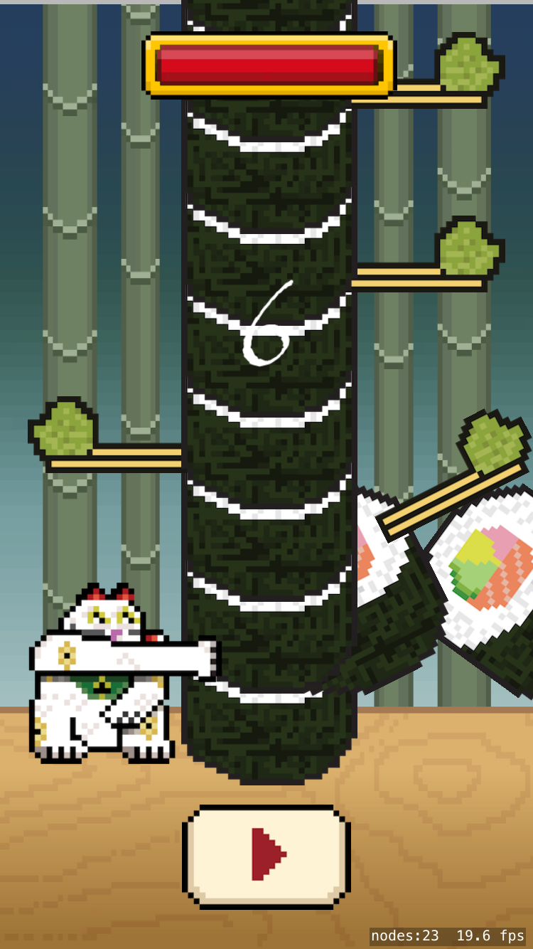 Sushi Neko Gameplay Scene