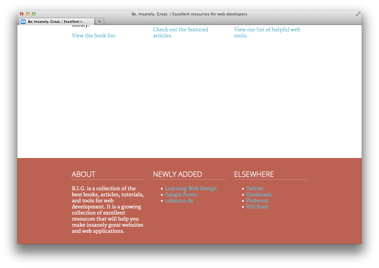 Footer is fixed!