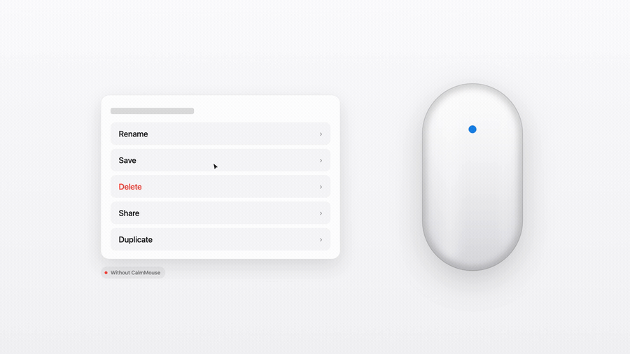 CalmMouse screenshot 1
