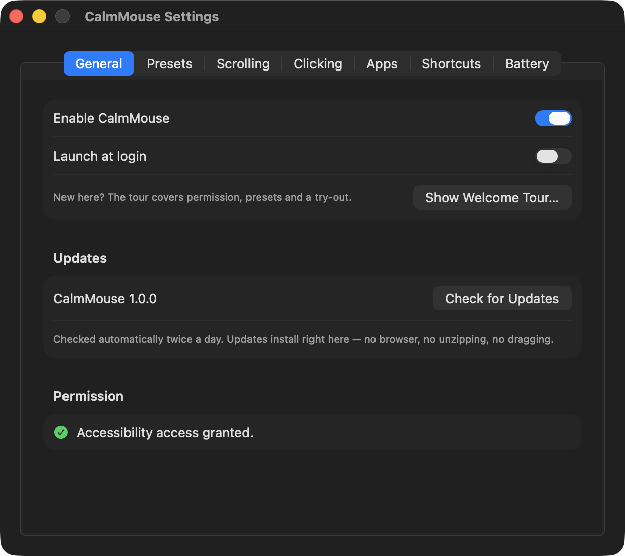 CalmMouse screenshot 3