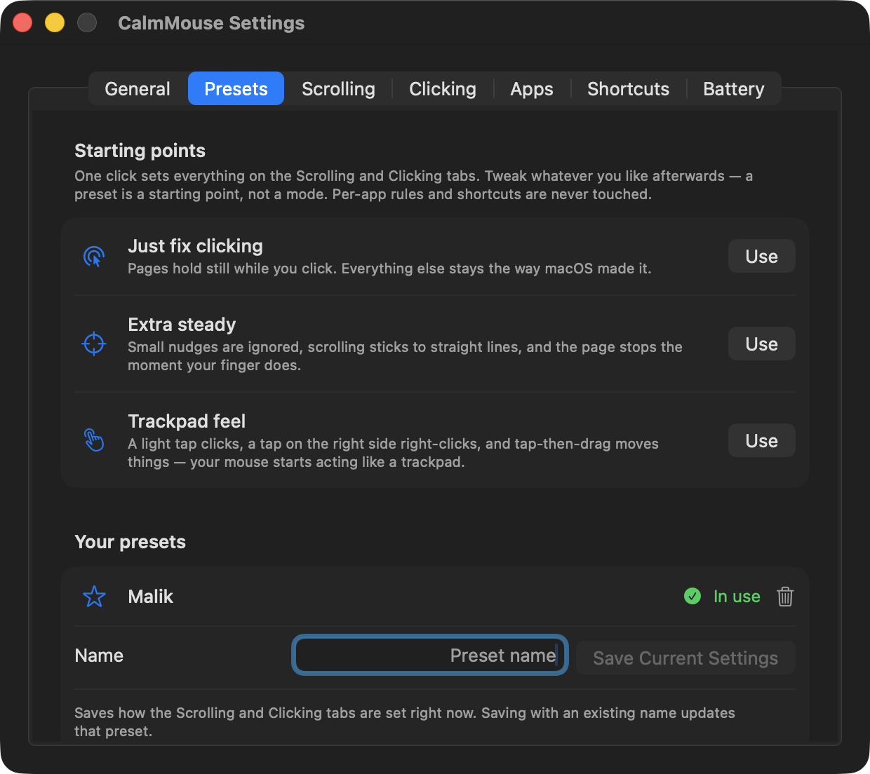 CalmMouse screenshot 4