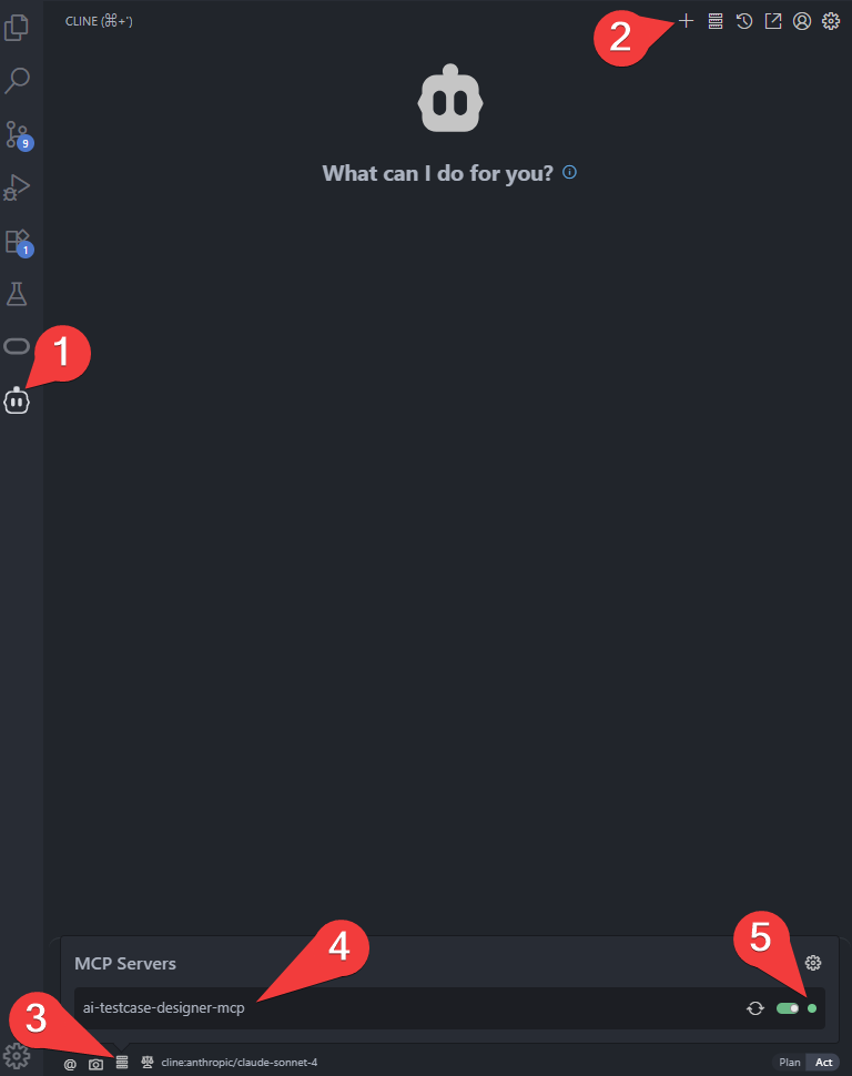 Cline MCP Server Connection Success
