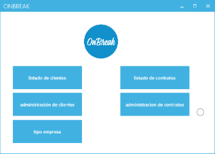 Main screen