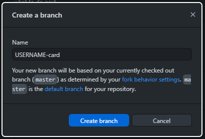 Name branch