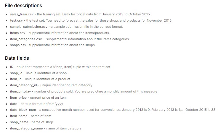 Dataset Description / Data Fields