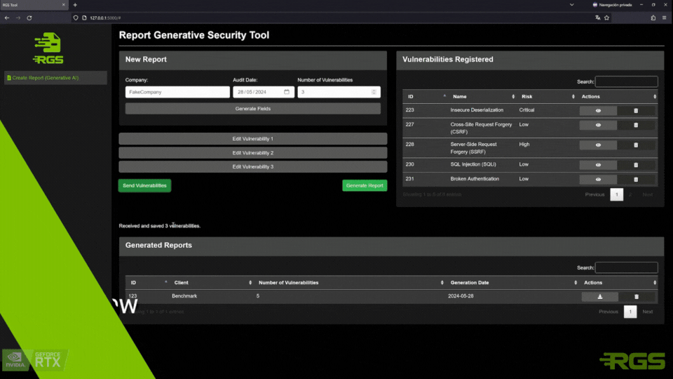 RGS Extended Demo