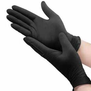 Black Nitrile Gloves