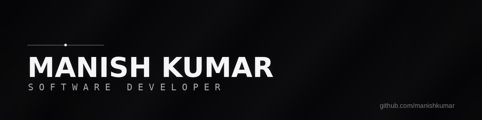Manish Kumar Banner