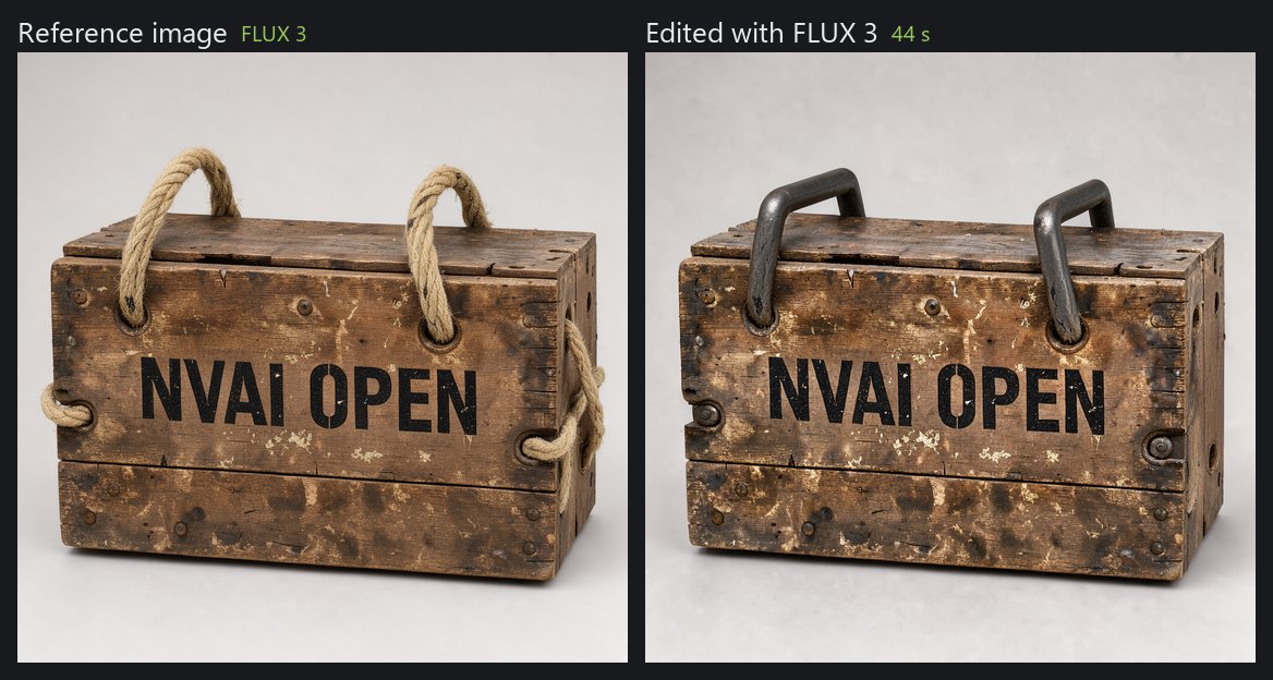 Editing with a reference image in FLUX 3