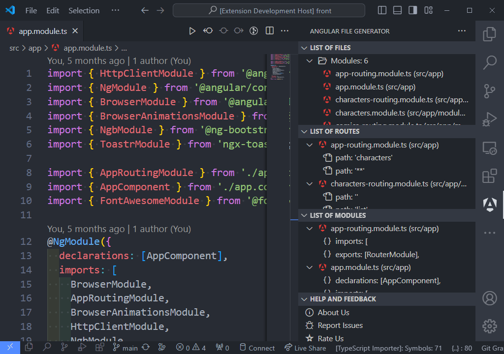 Angular File Generator for VSCode - Visual Studio Marketplace
