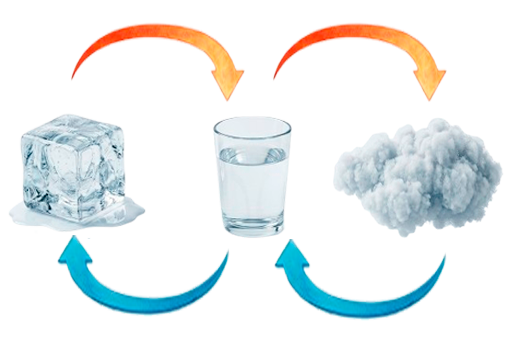 States of matter diagram
