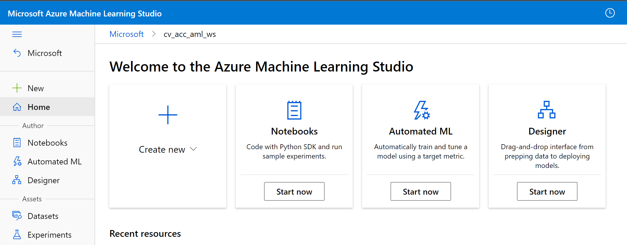 Azure ML Workspace