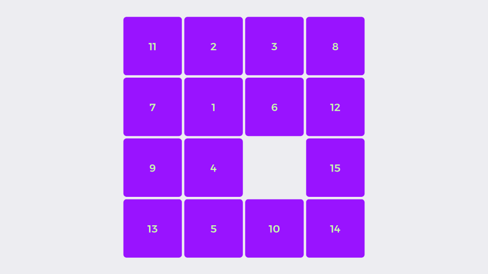 Fifteen Puzzle Game
