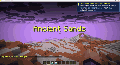 Biome Announcer
