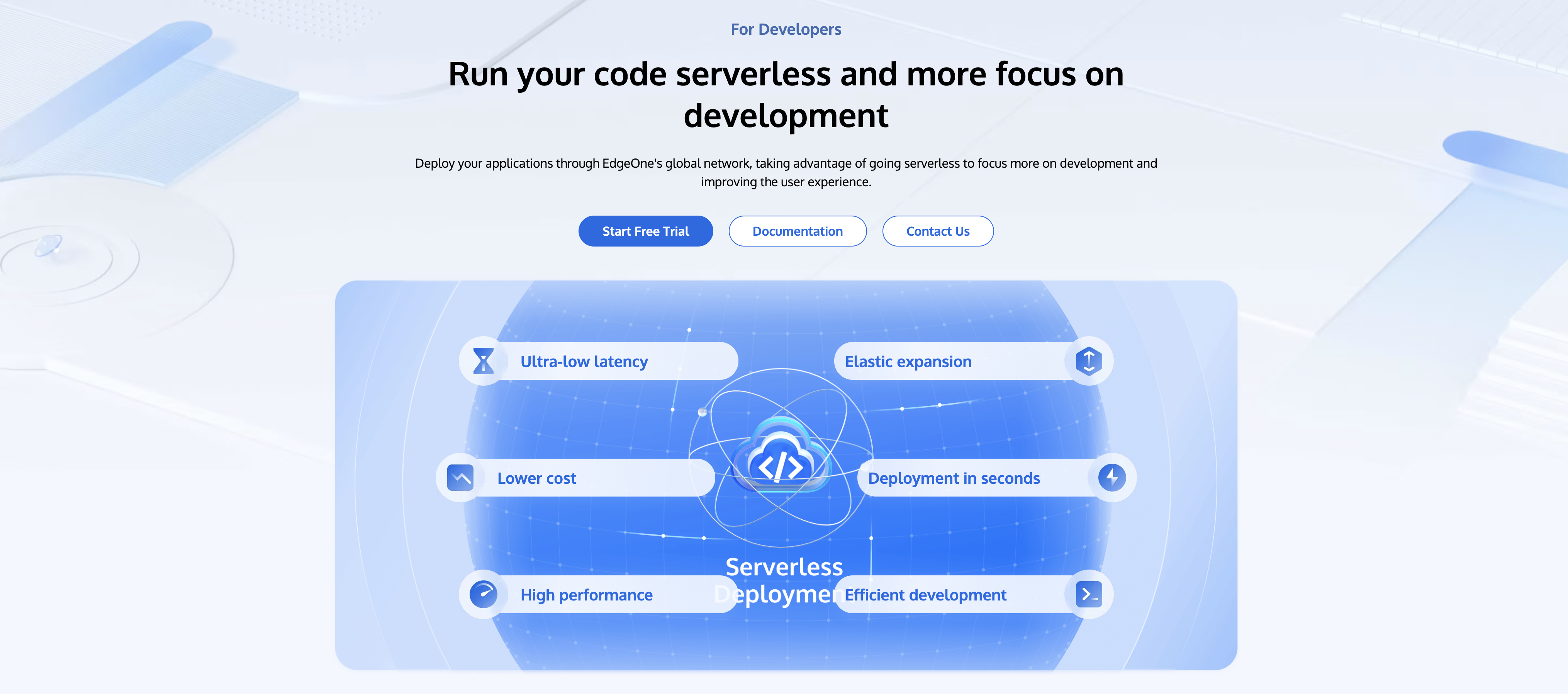 EdgeOne Edge Functions Mockup