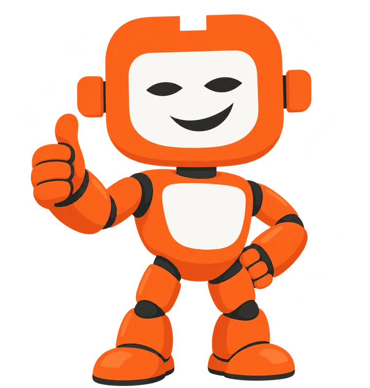 Robô mascote da Maracaki