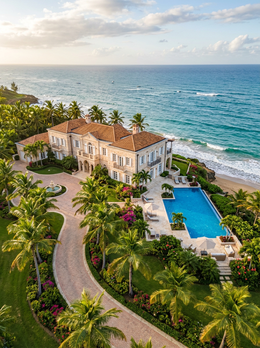 Luxury oceanfront estate
