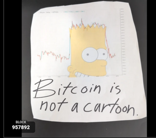 Bitcoin is not a cartoon meme contrasting investment view vs. cash view