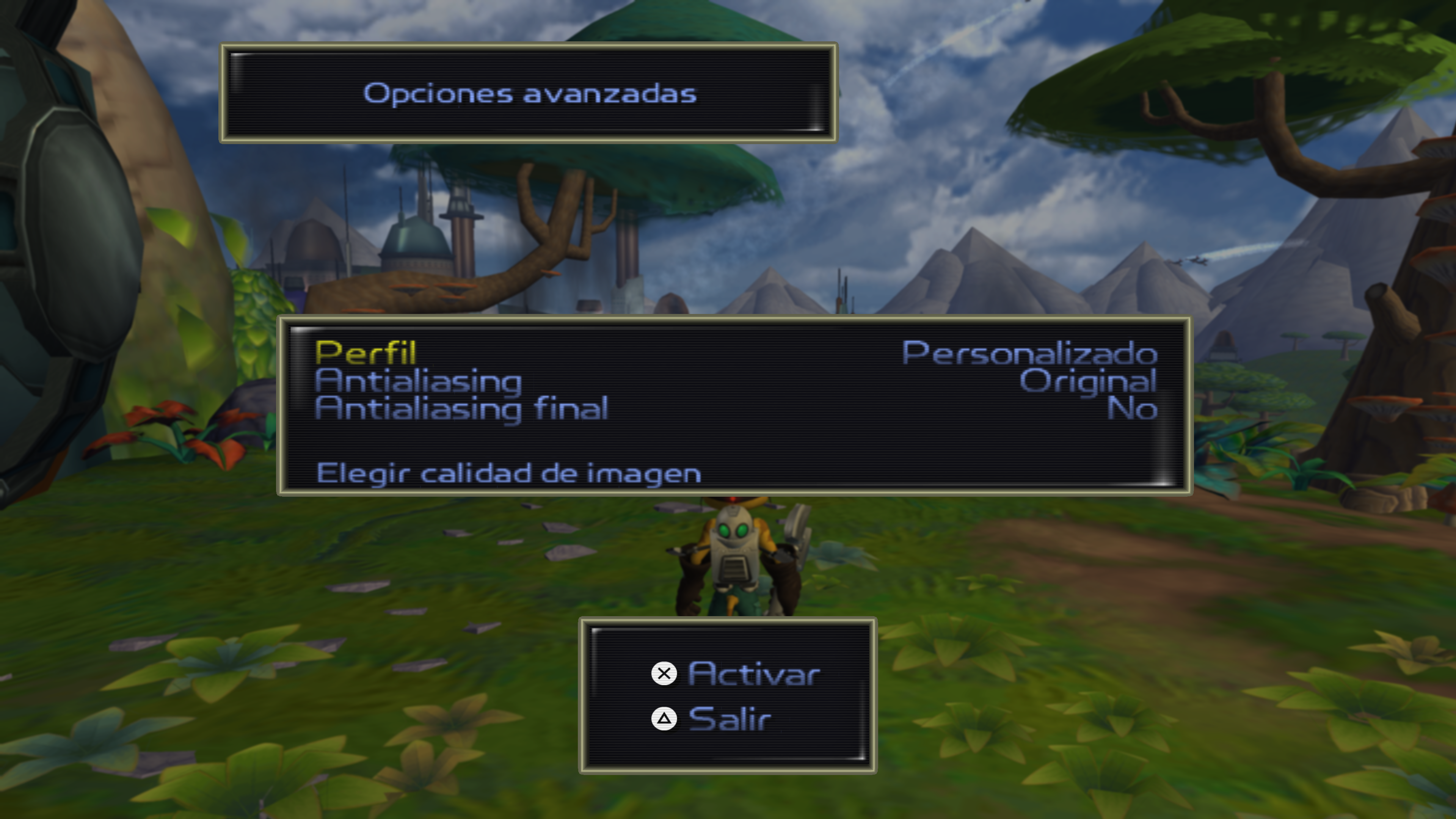 Opciones avanzadas a 4K