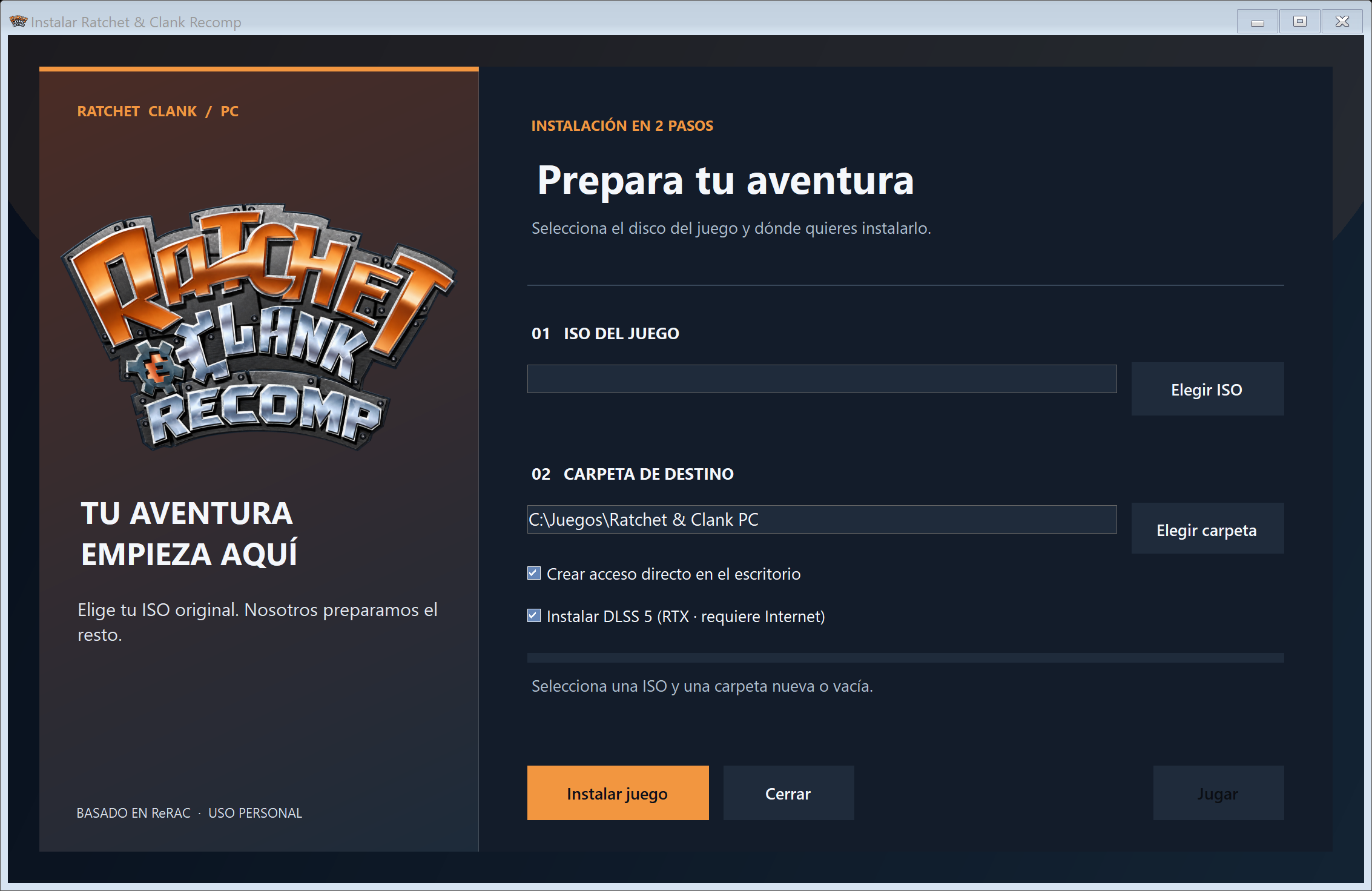 Instalador renovado