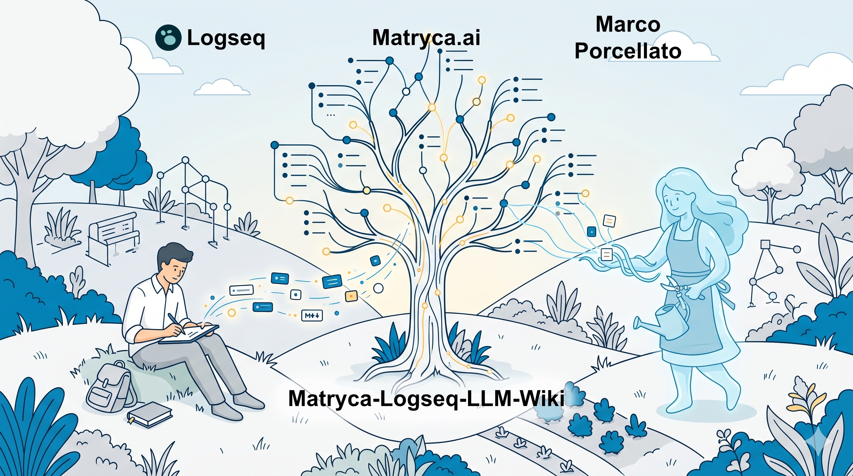 Matryca Logseq LLM Wiki — Agentic Knowledge Management for Logseq OG