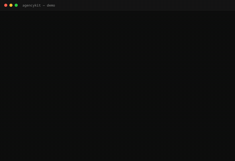 agencykit demo