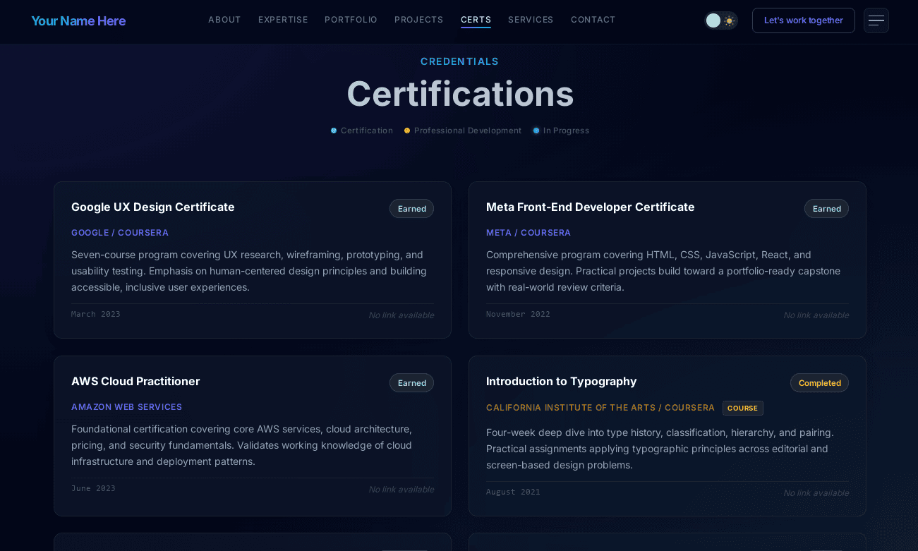 GitHub - MarcusHoltz/astro-portfolio-theme: Astro Portfolio Theme. Use ...