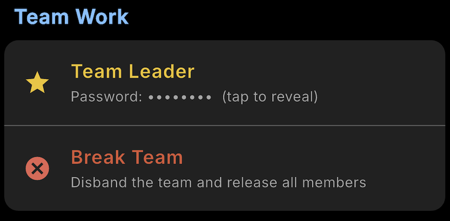 Team Leader Mobile