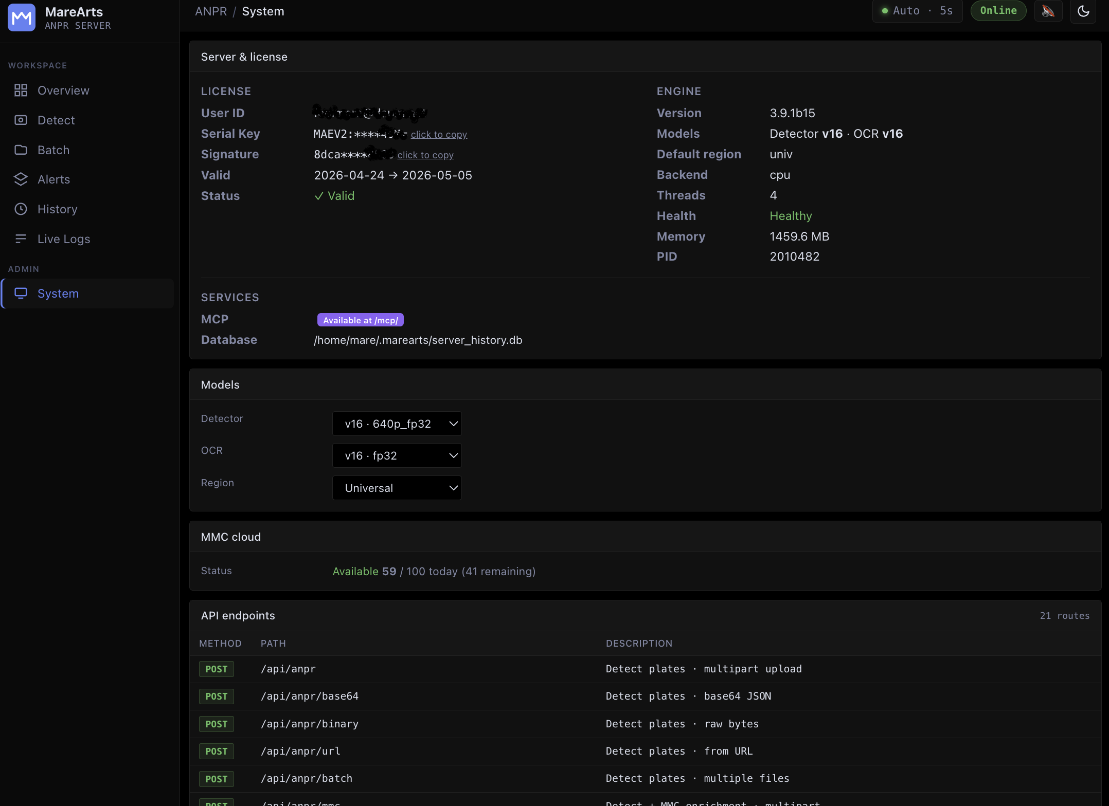 System Info