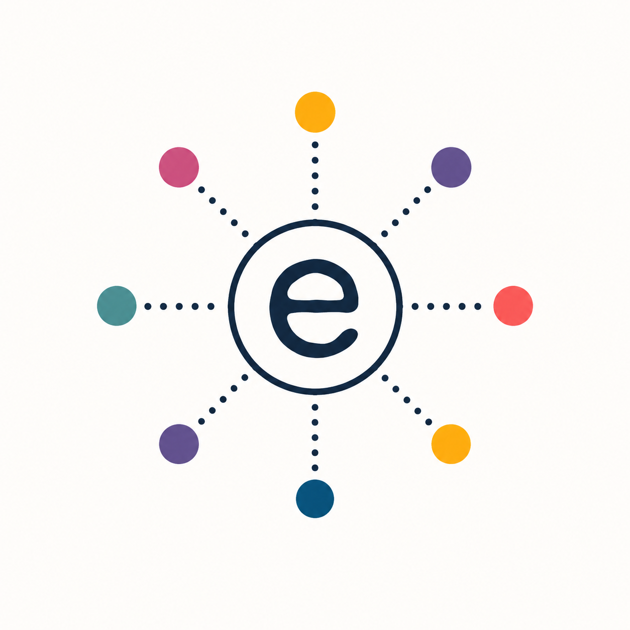 Elsewhere radial e logo
