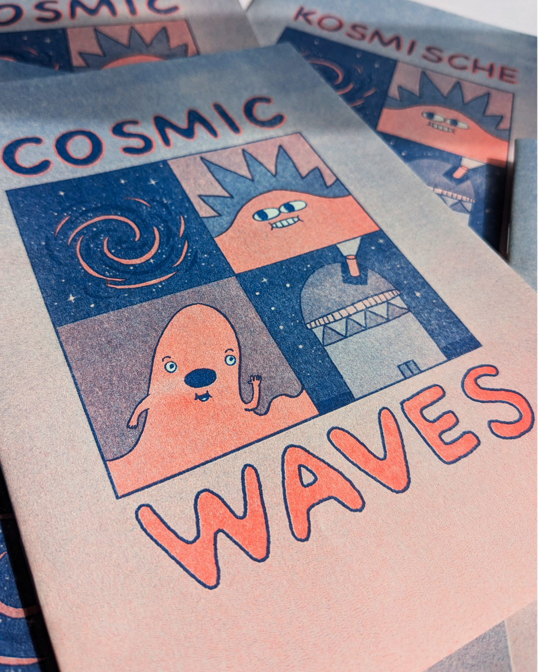 Cover page of Cosmic Waves zine