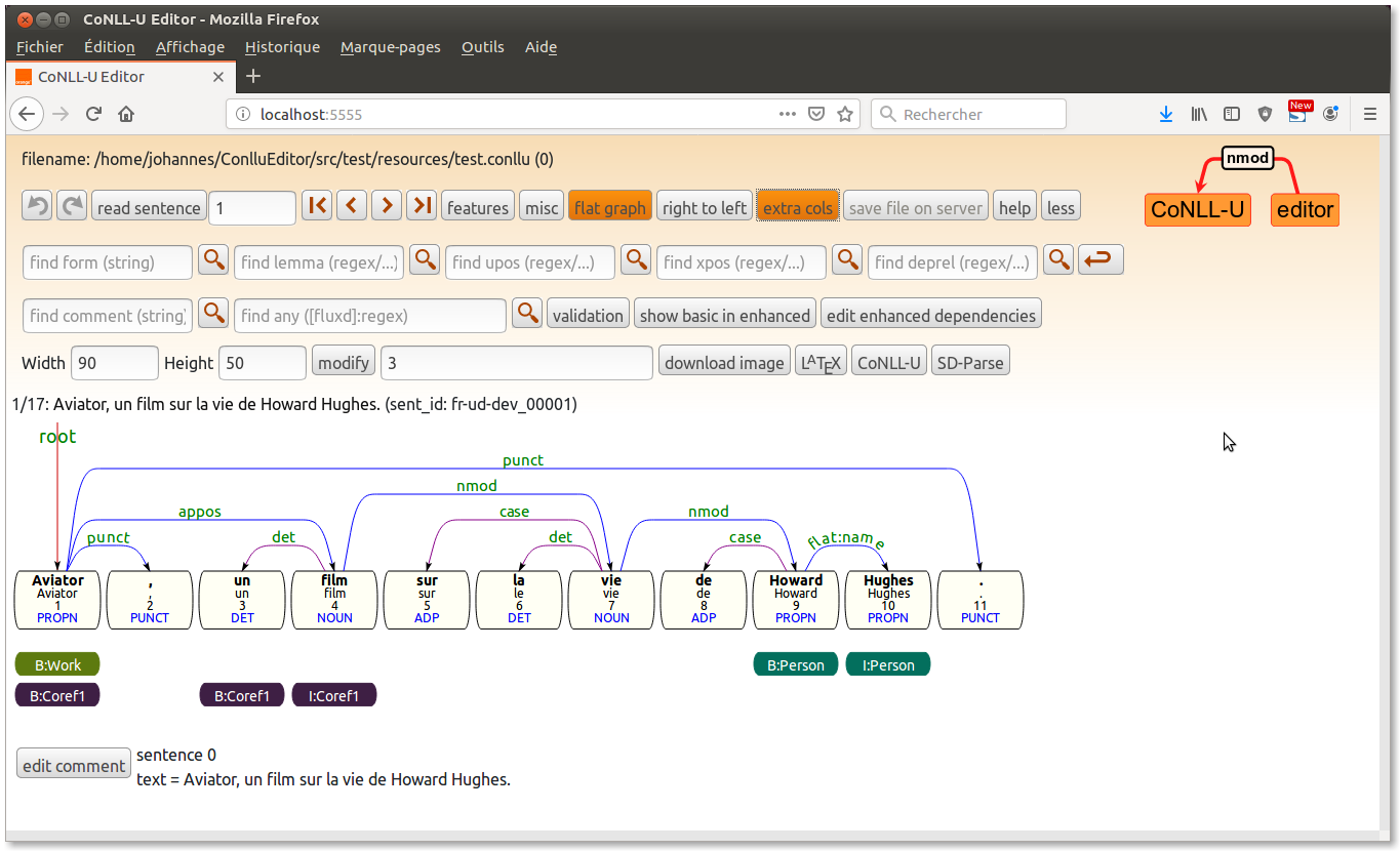 extra columns in graph view