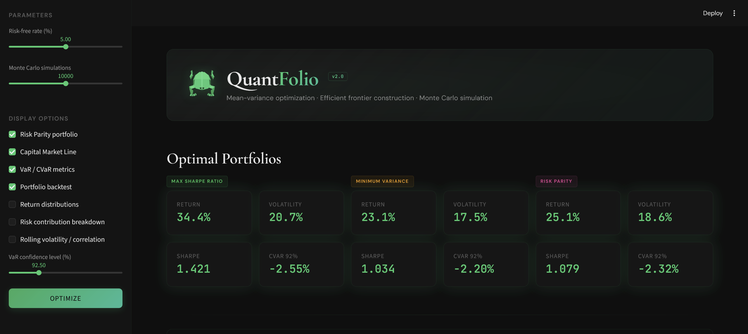 QuantFolio