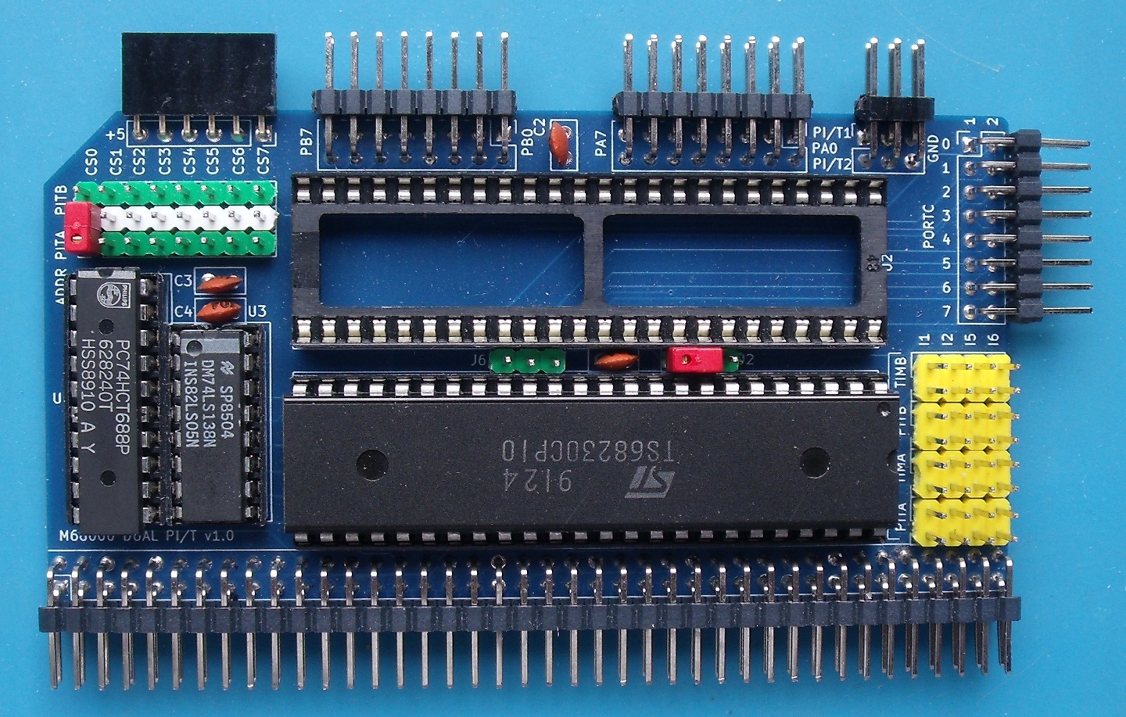 68000 PIO BOARD, from the project README