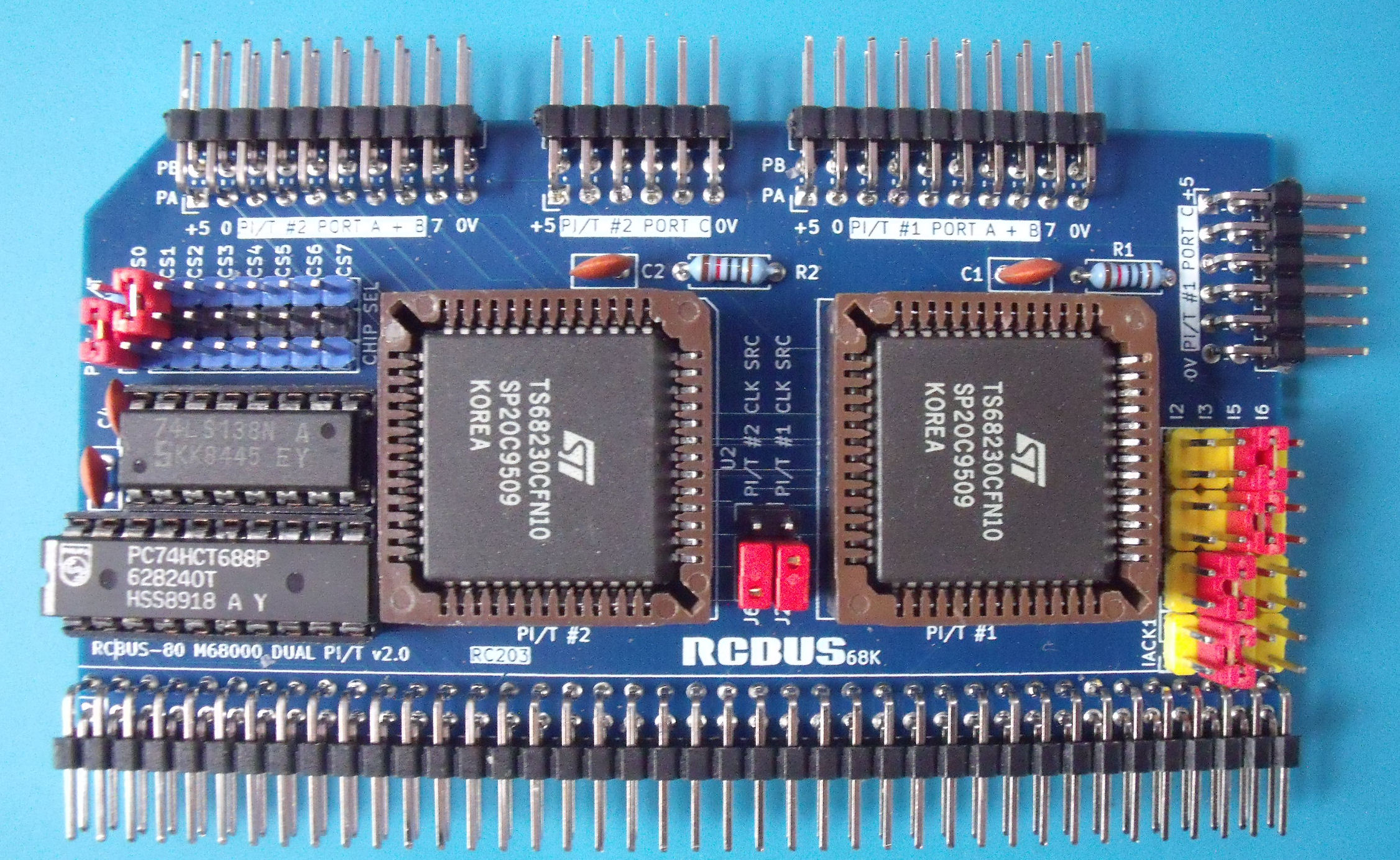 RC203-68000 PIO 1, from the project README