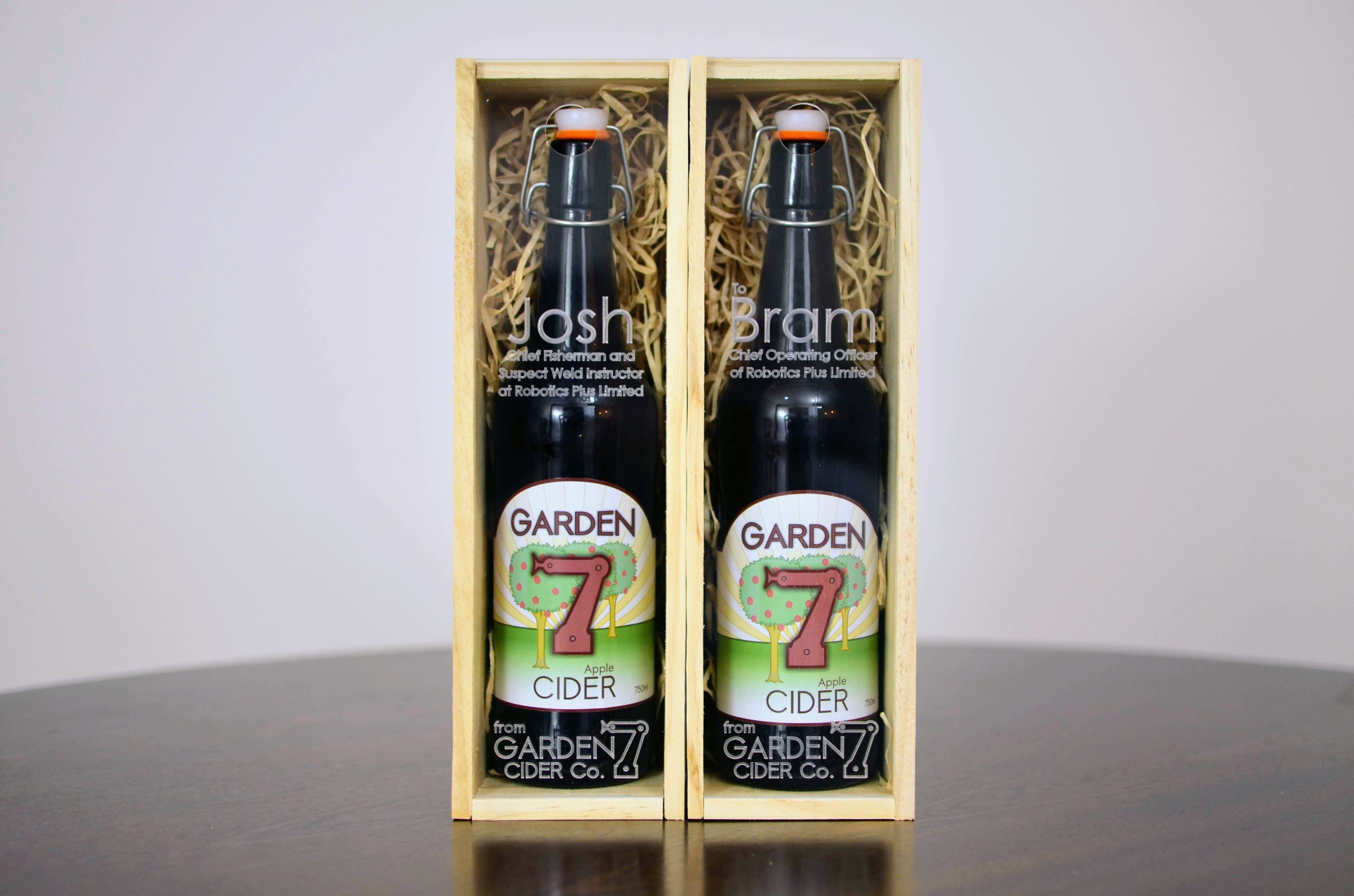 Two gift packs of of Garden7 Cider