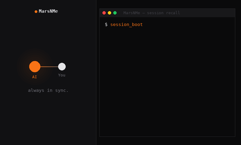 MarsNMe dark mode demo