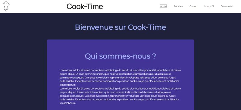 GitHub - Mart1n-S/Cook-Time: Project of a cooking recipe site.