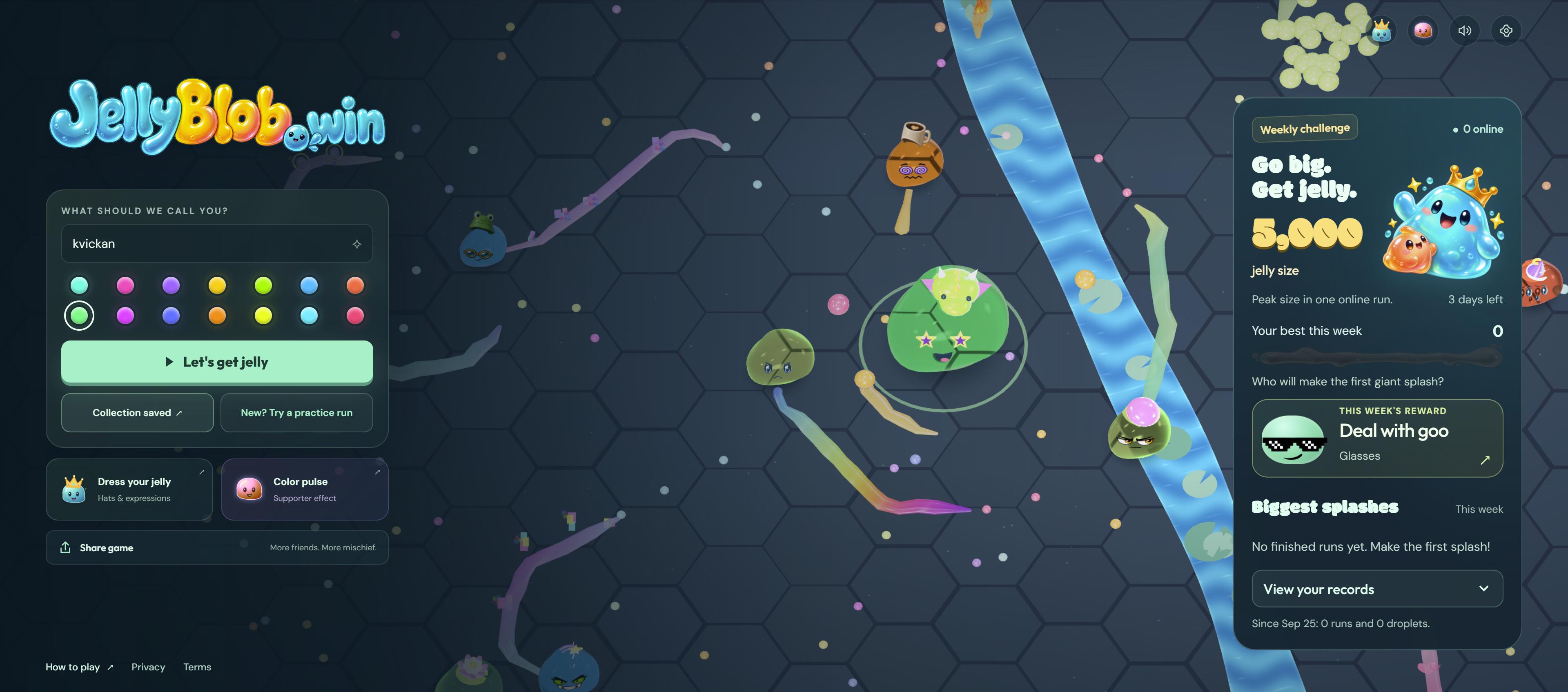 Creator-supplied game lobby, v0.9.5 (2026-09-25).