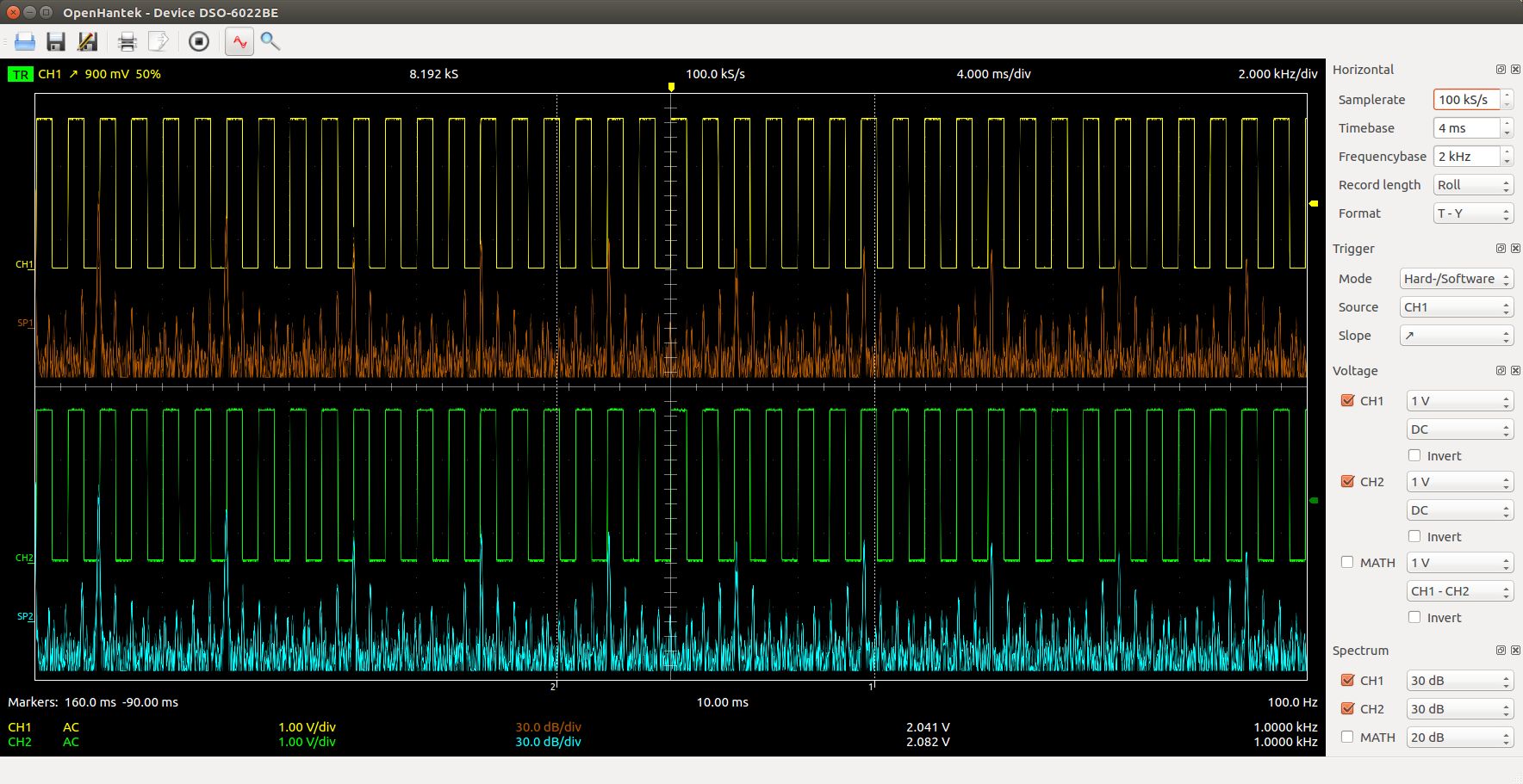 Image of main window on linux