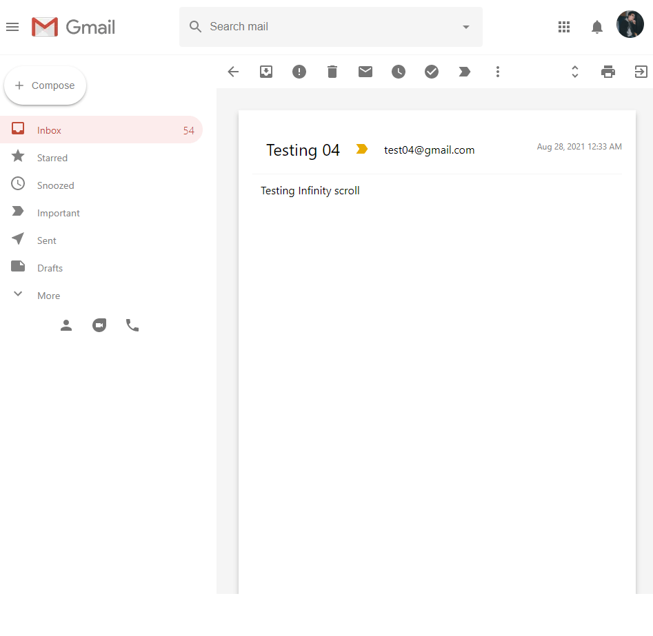 Email Screenshot