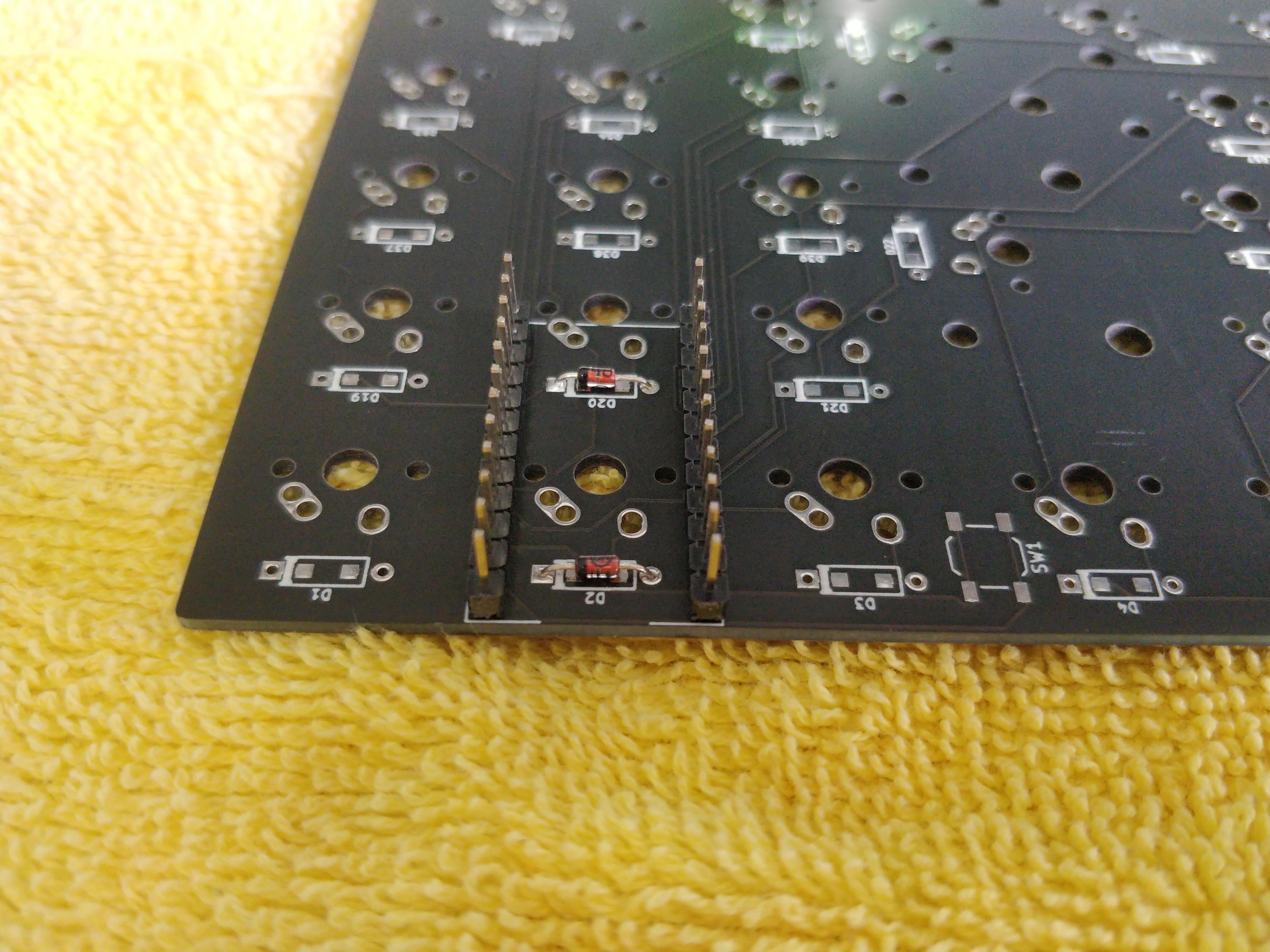 Image of soldered headers