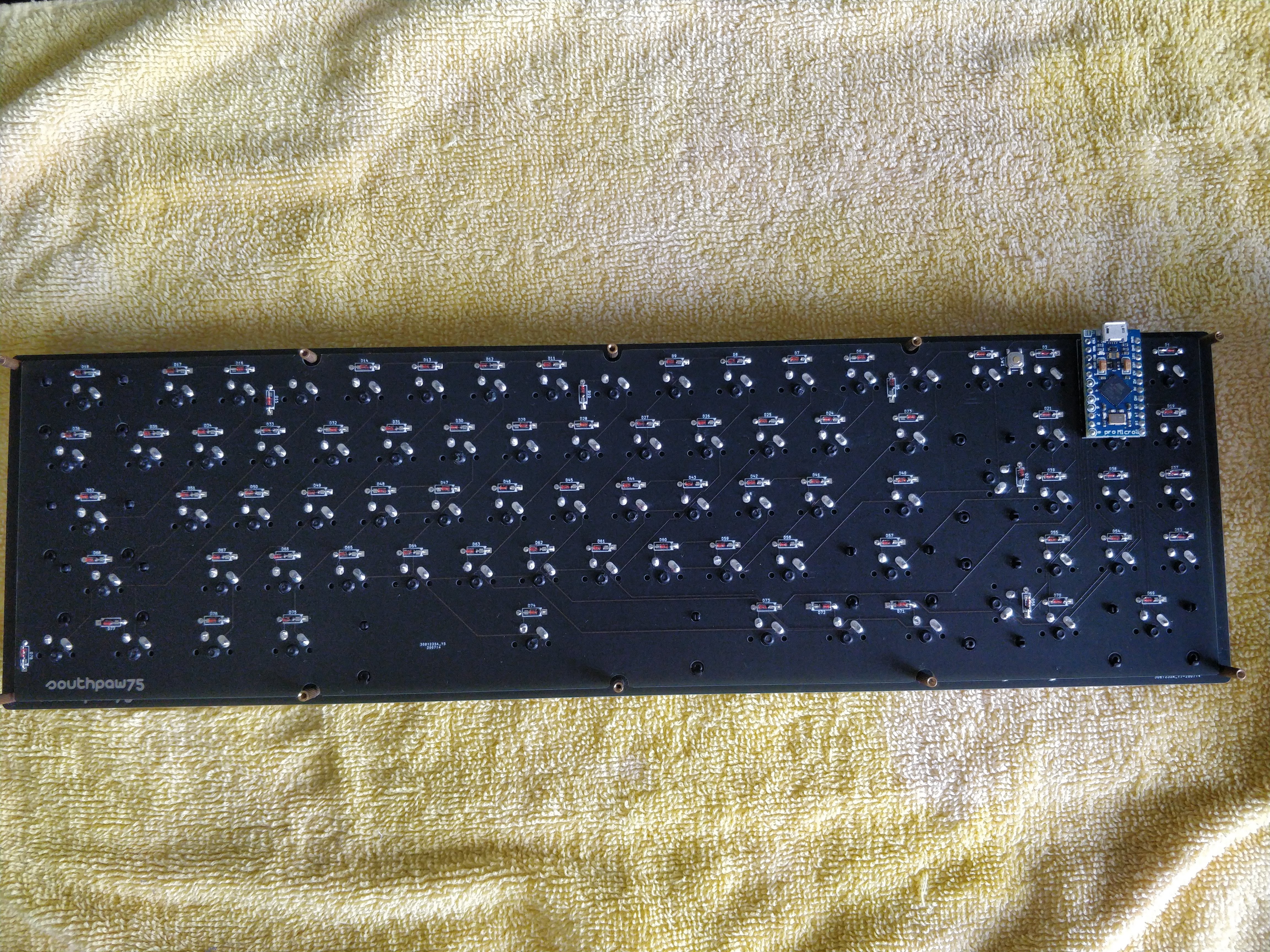 Image of completed PCB