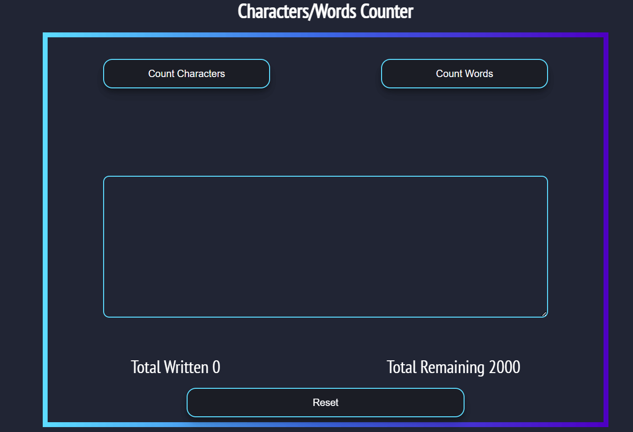 word/character-Counter Desktop preview