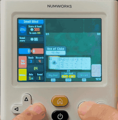 Balatro on a real NumWorks calculator
