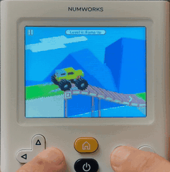 NumDrive on a real NumWorks calculator