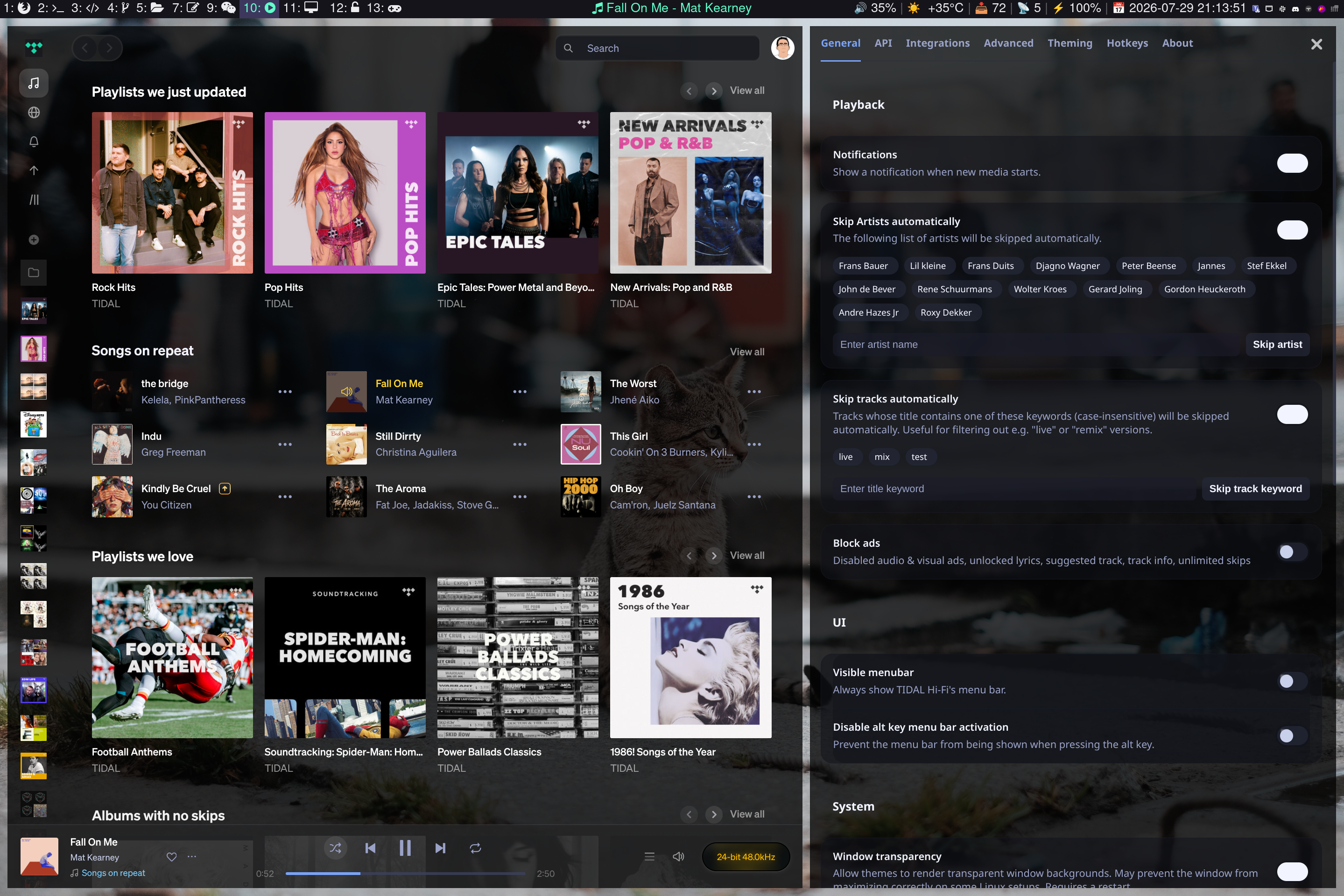 TIDAL Hi-Fi preview