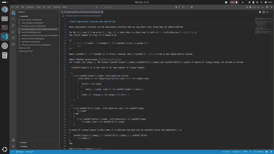 Mathlog preview
